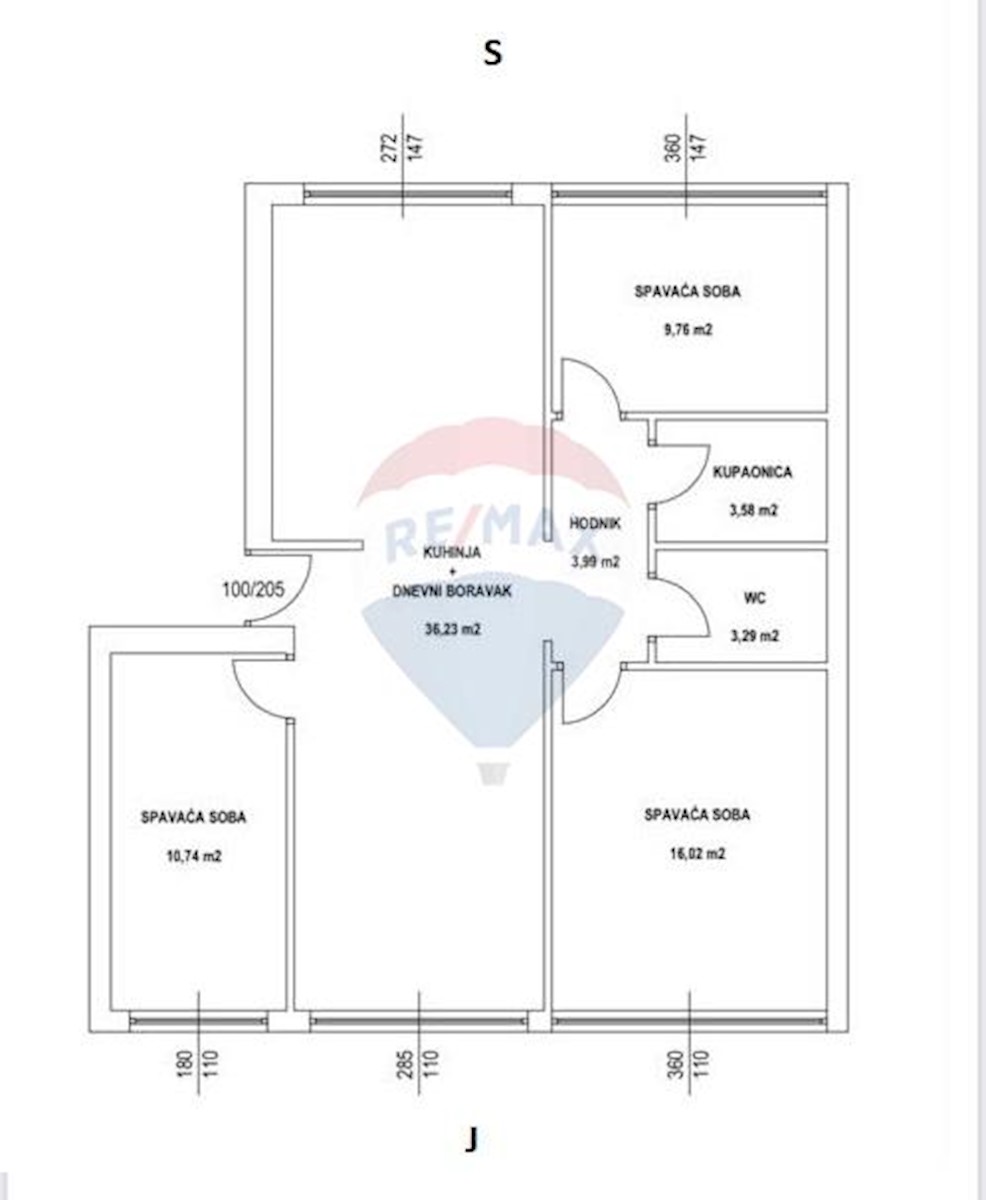 Appartamento Rudeš, Trešnjevka - Sjever, 83m2