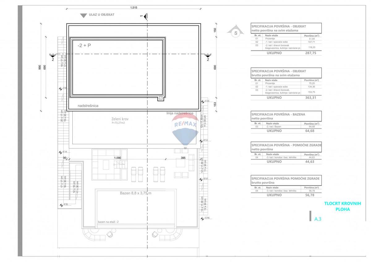Terreno edificabile Ičići, Opatija - Okolica, 1.368m2