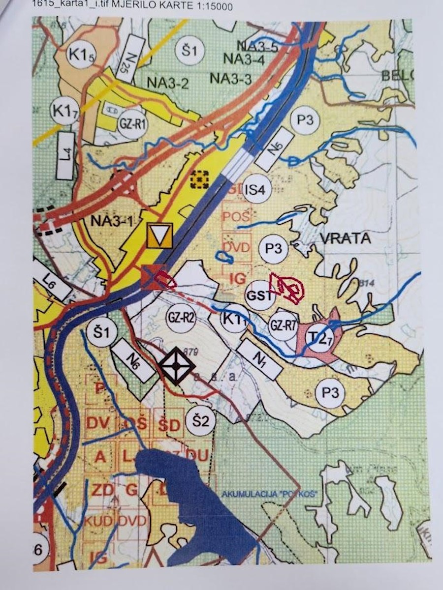 Terreno non edificabile Vrata, Fužine, 18.616m2