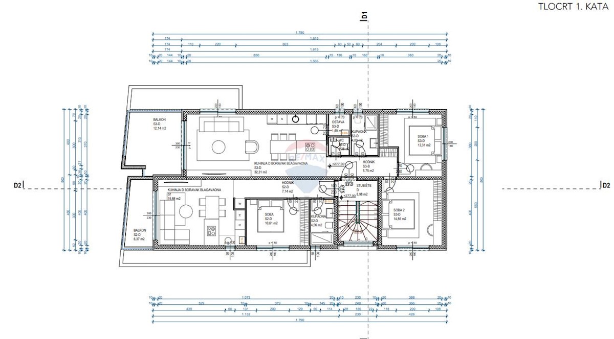 Terreno edificabile Njivice, Omišalj, 519m2