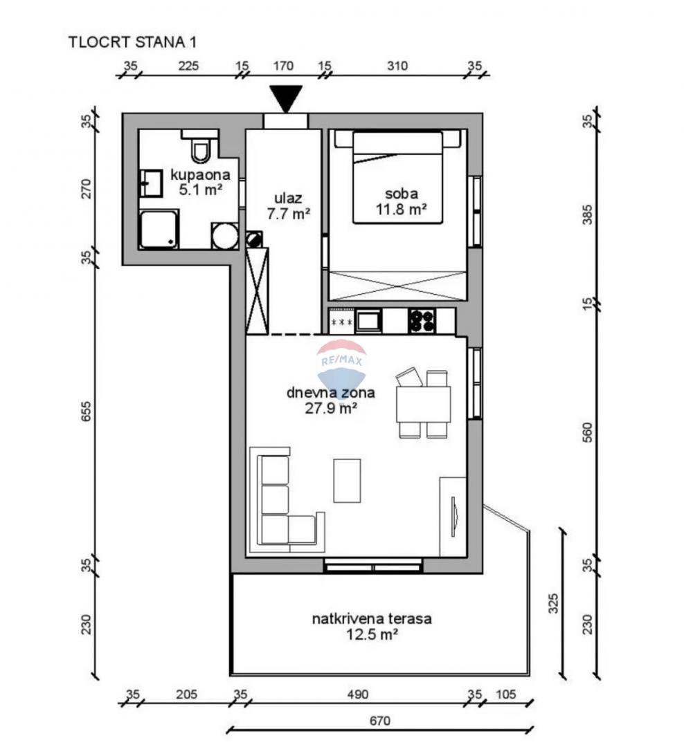 Appartamento Rešetari, Kastav, 68,95m2