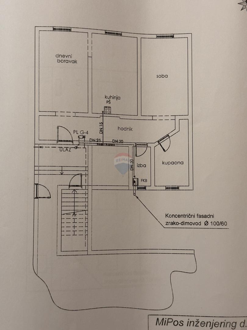 Appartamento Donji grad, Donji Grad, 67,16m2