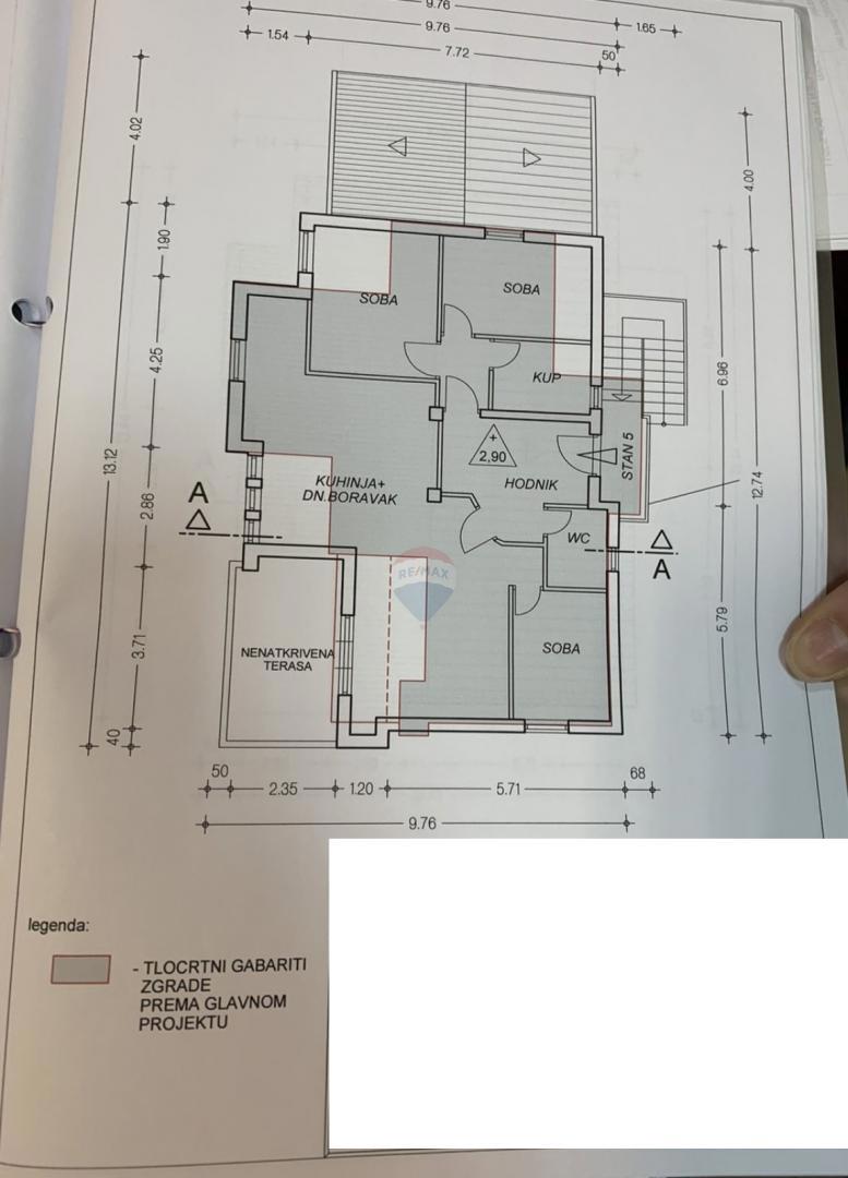 Appartamento Ćikovići, Kastav, 101,19m2
