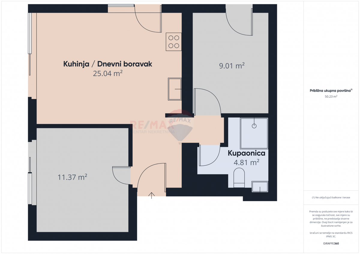 Appartamento Medulin, 59m2