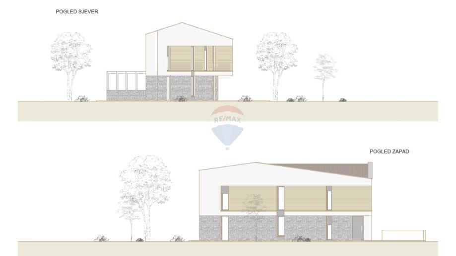 ISTRIA, KRŠAN – Terreno Edificabile con Permesso di Costruzione