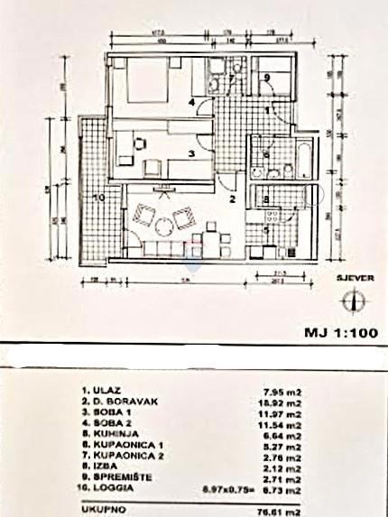 Appartamento Ferenščica, Peščenica - Žitnjak, 77m2