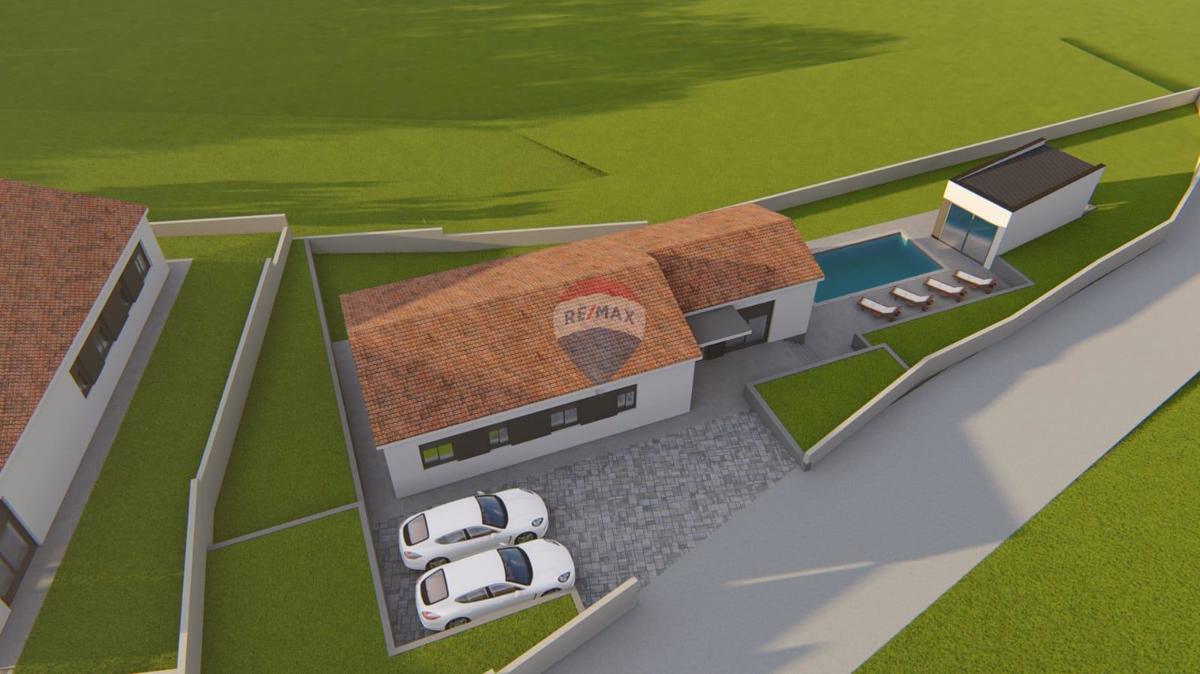 Istria, Kršan – casa 135 m² con piscina e 4 camere da letto