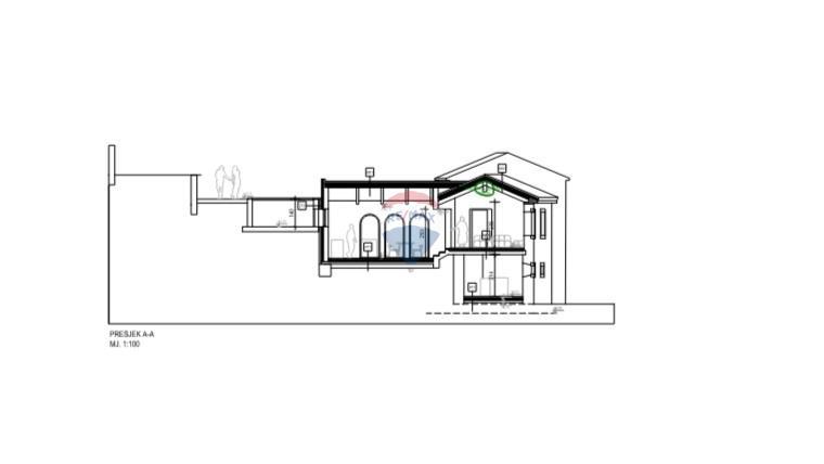 Istria, Oprtalj – Villa in pietra dal design unico