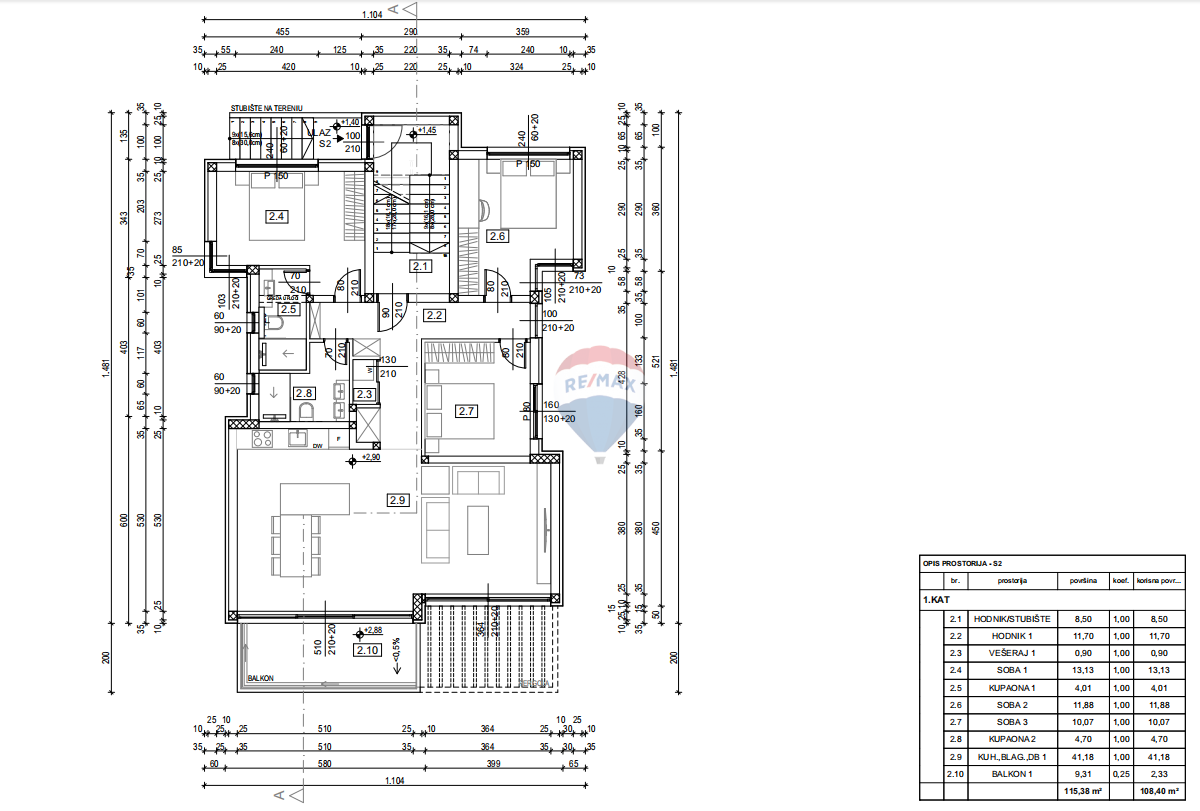 Crikvenica, Selce – appartamento su due piani in una nuova costruzione