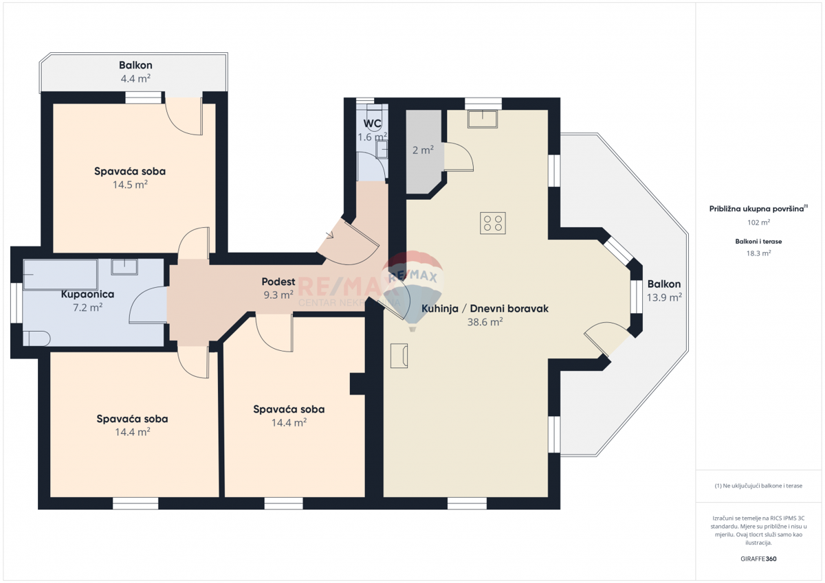 Appartamento Jablanovec, Zaprešić - Okolica, 120,85m2