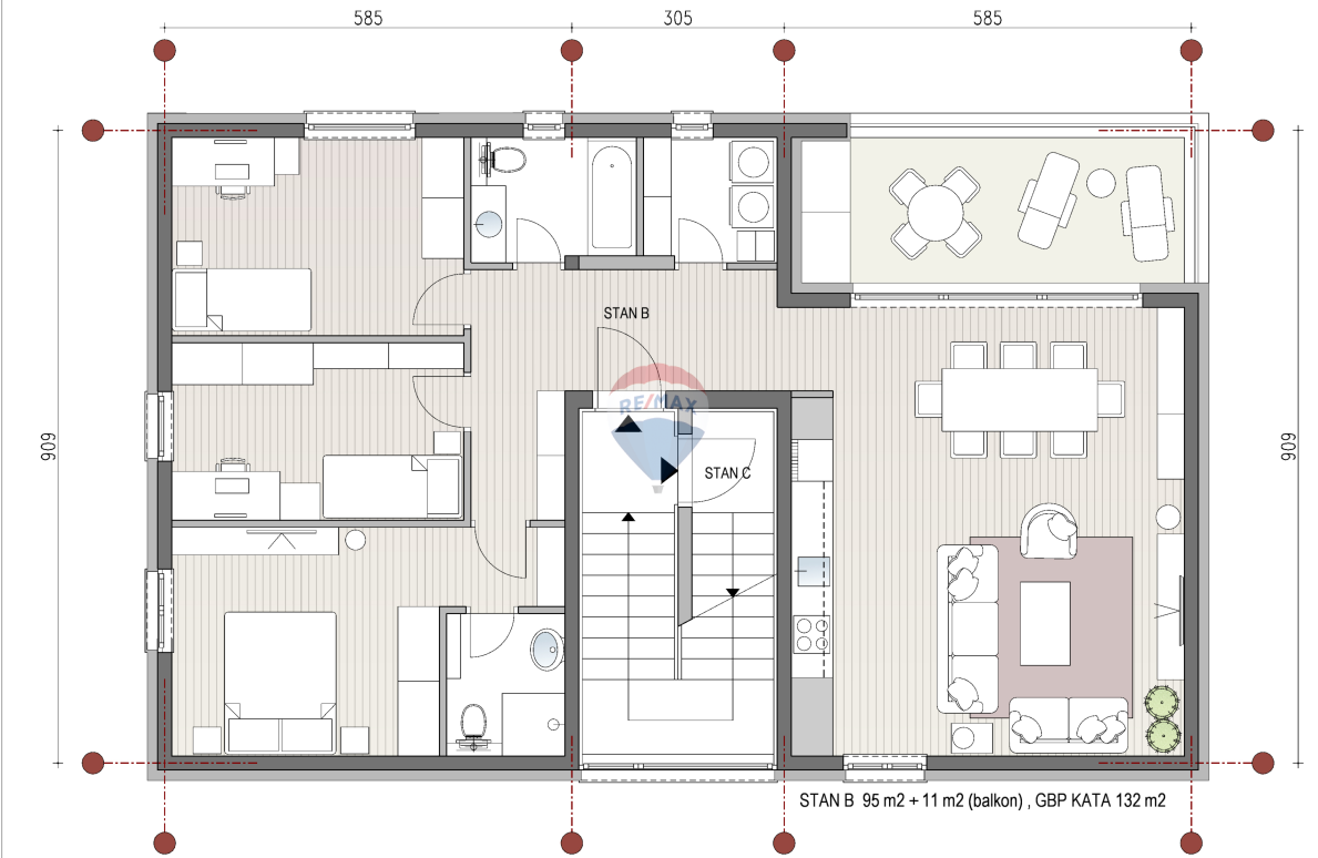 Terreno edificabile Rudeš, Trešnjevka - Sjever, 317m2