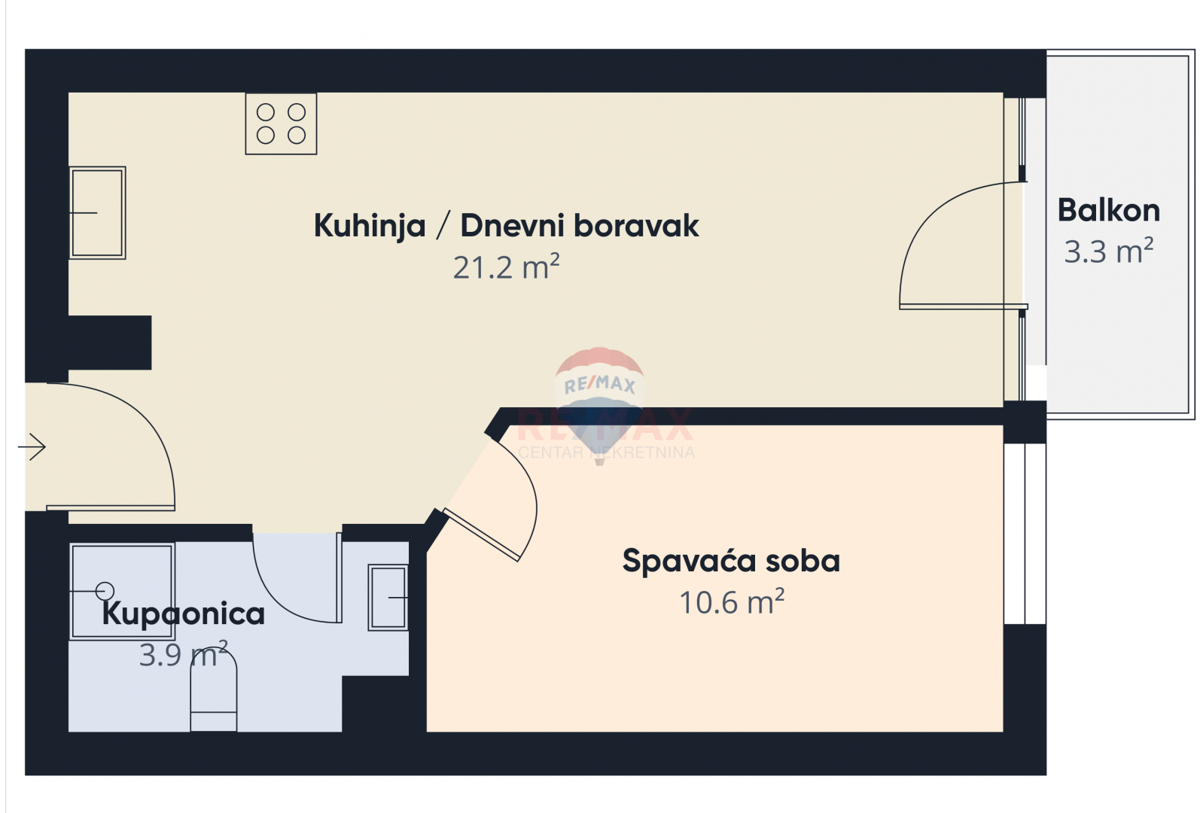Appartamento Vrapče, Podsused - Vrapče, 36,75m2