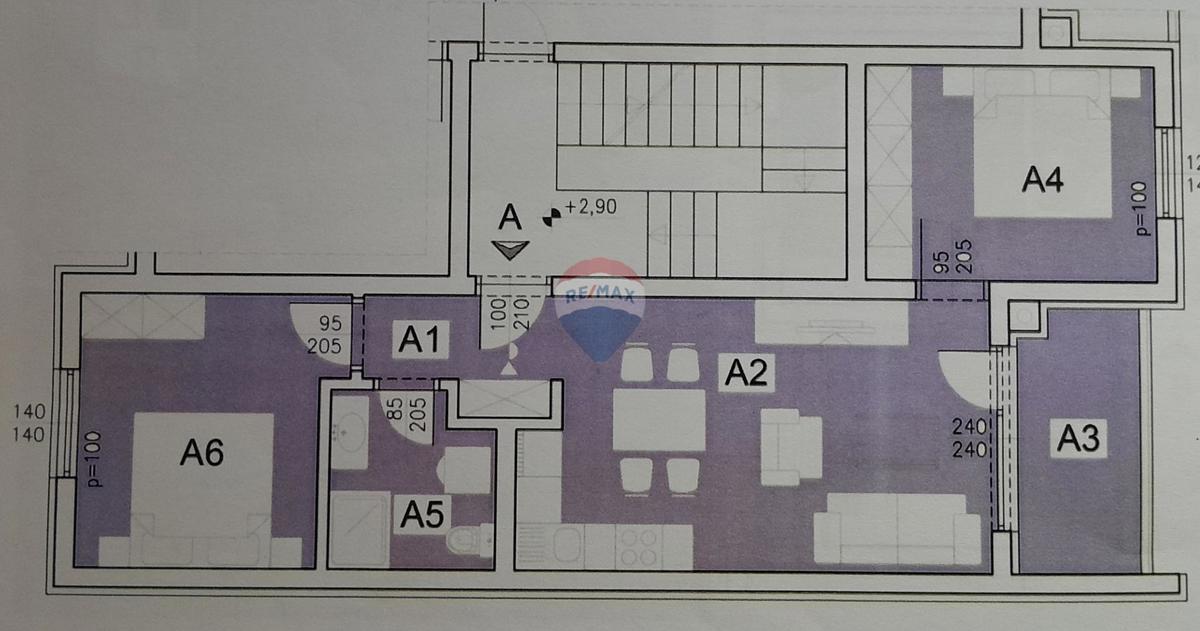 Appartamento Šijana, Pula, 71,93m2