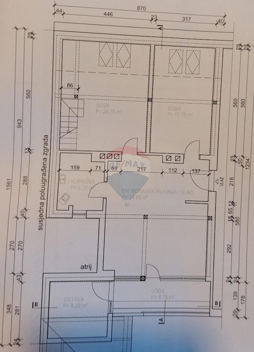 Appartamento Donji grad, Donji Grad, 138m2