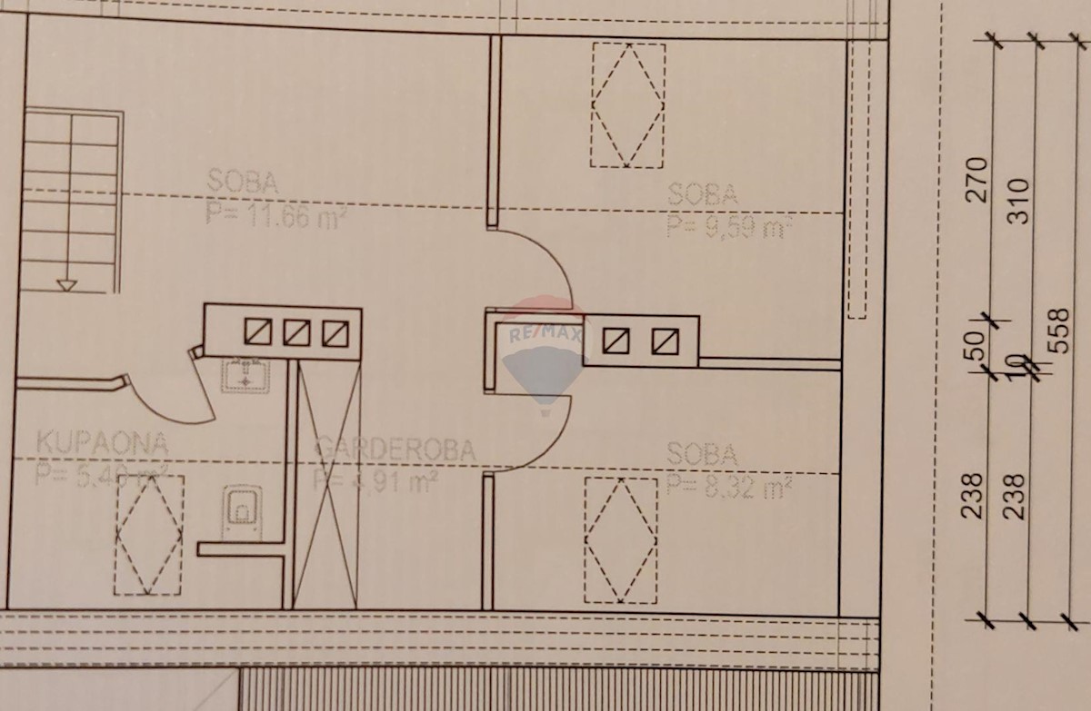 Appartamento Donji grad, Donji Grad, 138m2