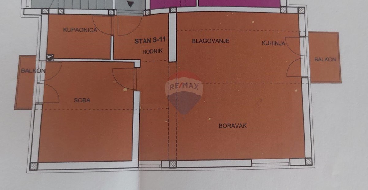 Appartamento Rudeš, Trešnjevka - Sjever, 57,64m2