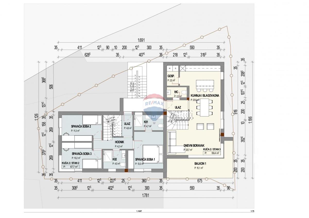 Appartamento Pavlovac, Matulji, 148,10m2