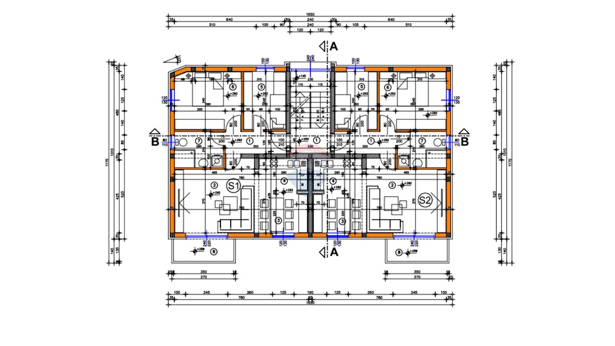 Appartamento Banderovo, Rijeka, 68m2