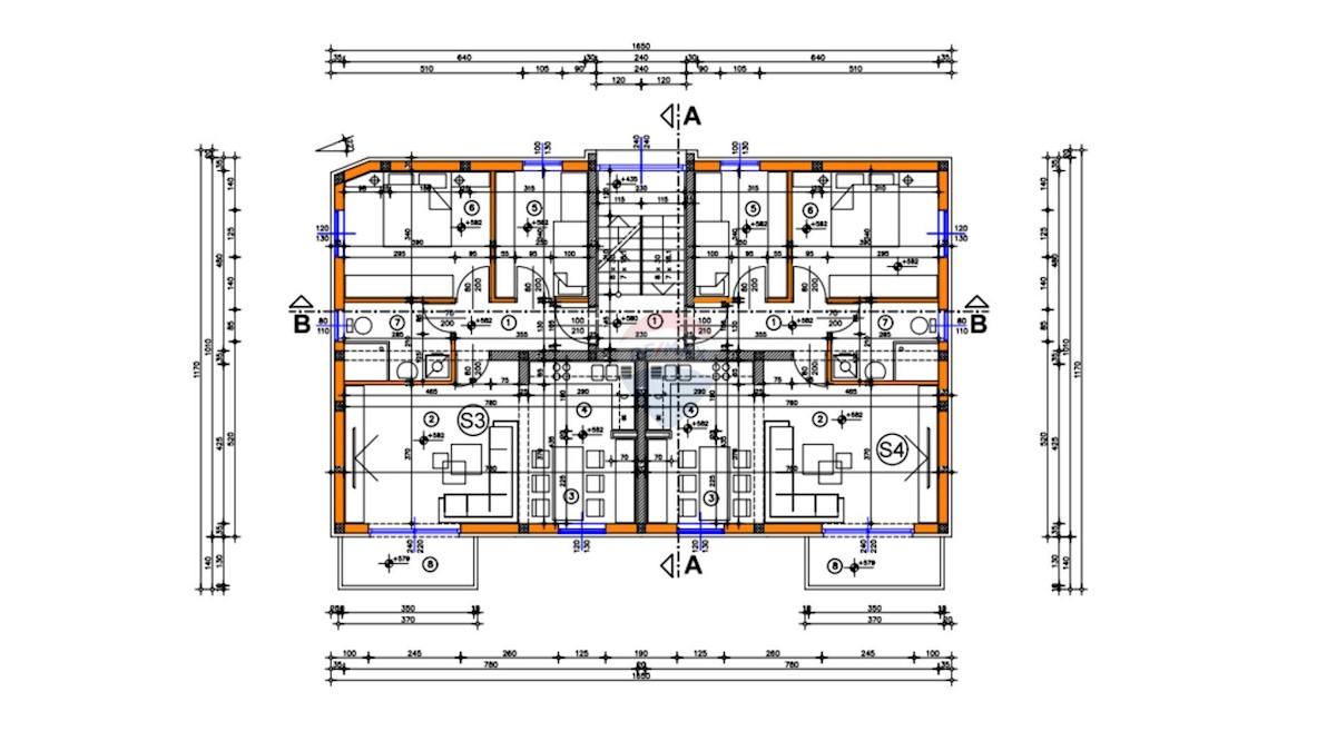 Appartamento Banderovo, Rijeka, 68m2