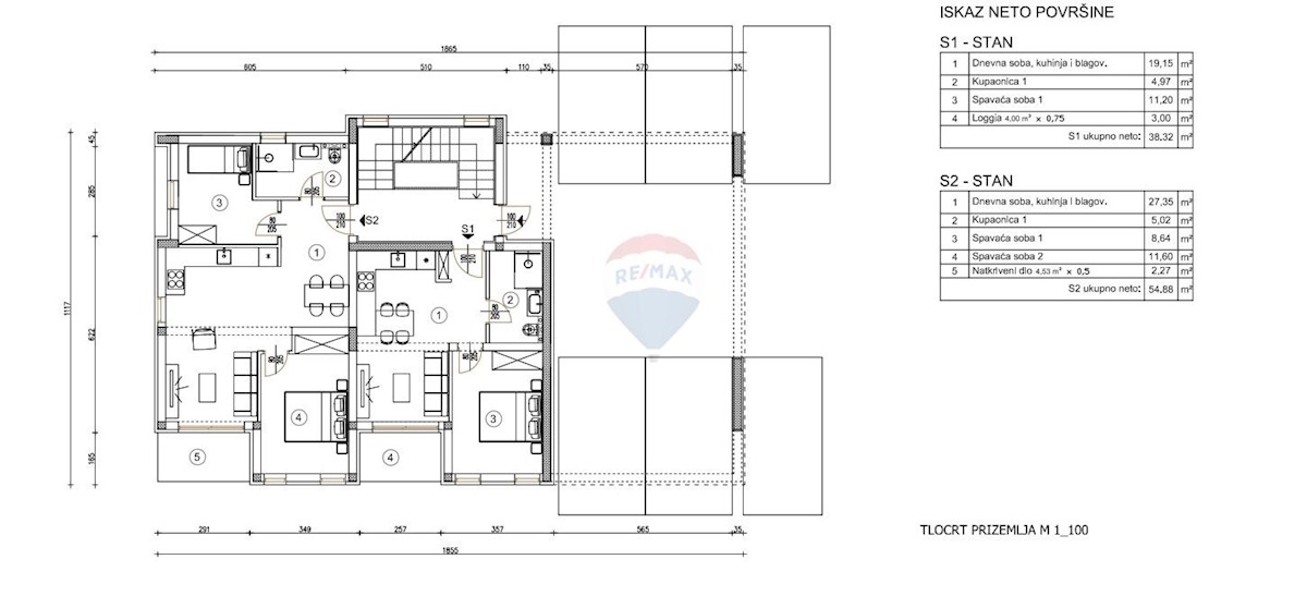 Appartamento Šikići, Pula, 55m2