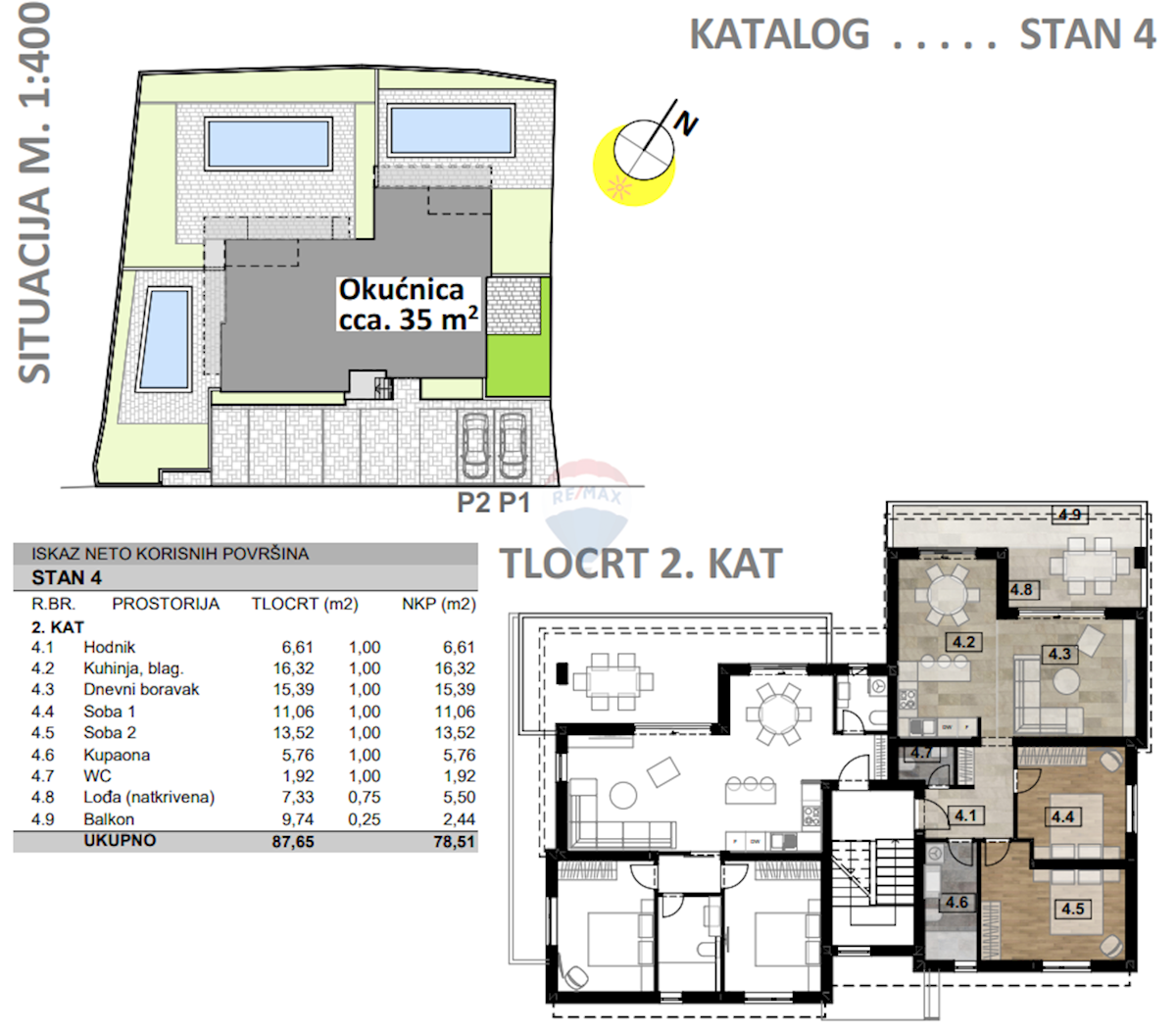 Appartamento Malinska, Malinska-Dubašnica, 115m2