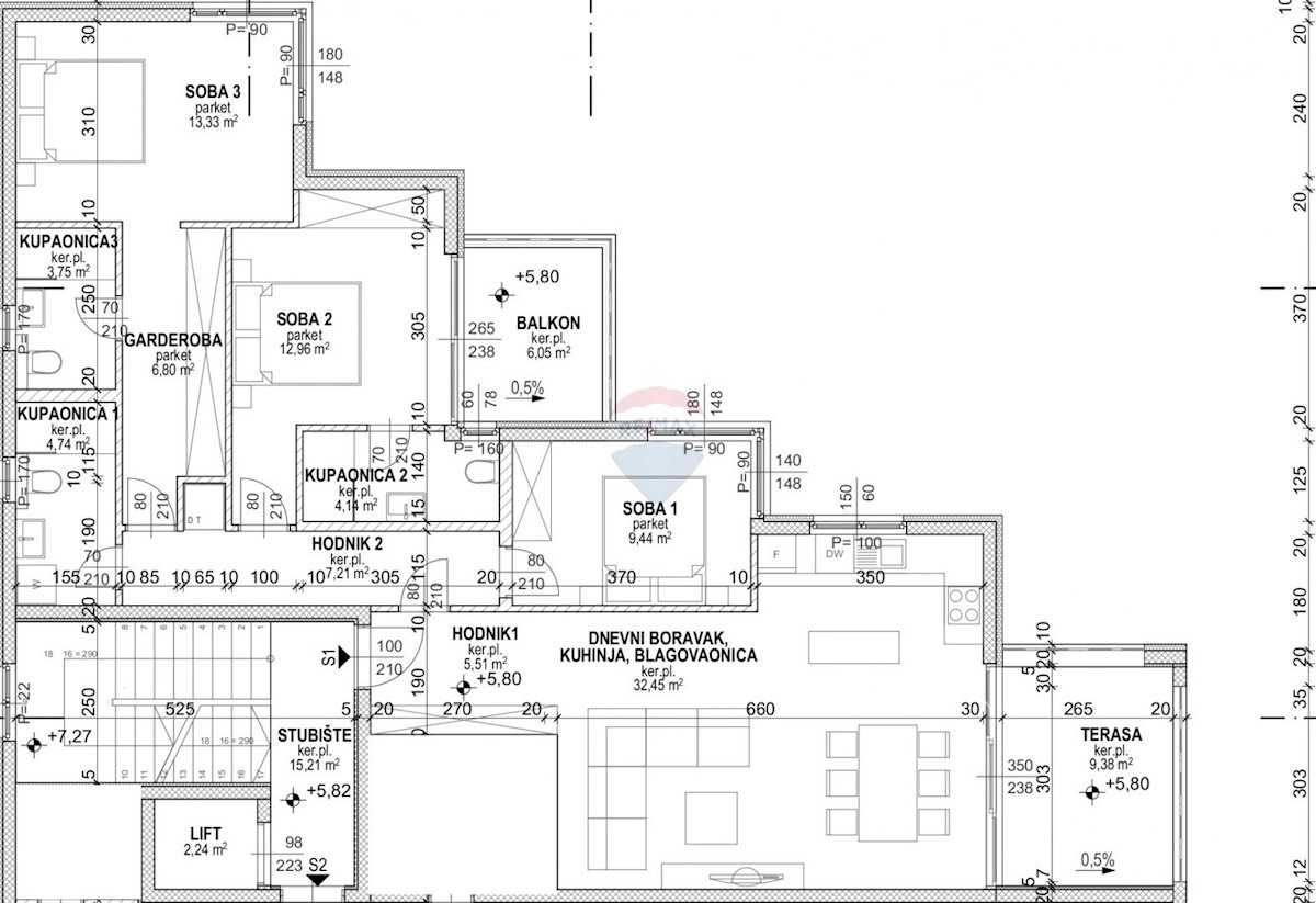 Appartamento Opatija - Centar, Opatija, 139,06m2