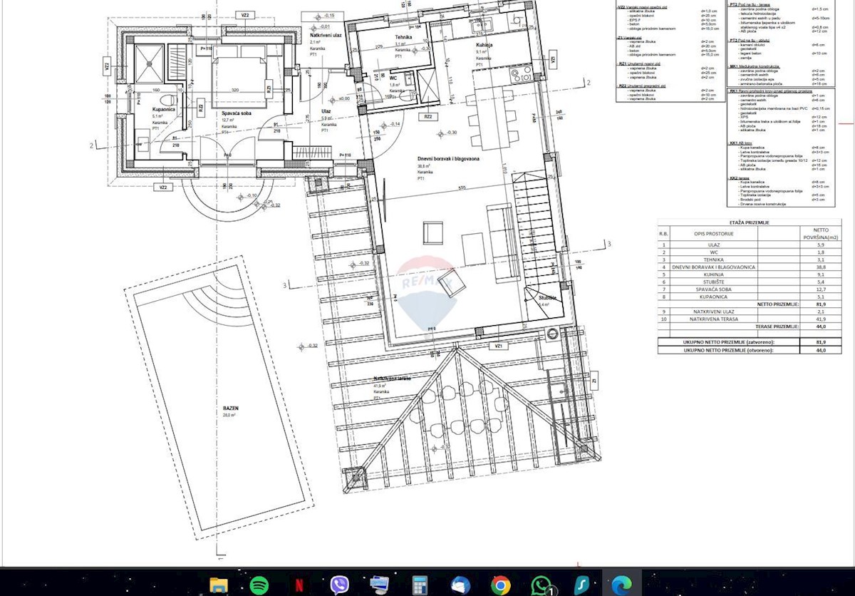 Terreno edificabile Kaštelir, Kaštelir-Labinci, 752m2