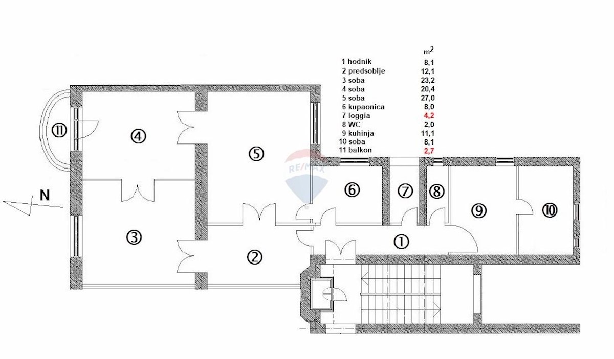 Appartamento Donji grad, Donji Grad, 120m2