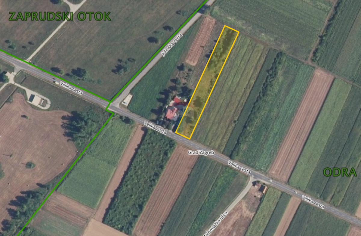 Terreno non edificabile Odra, Novi Zagreb - Zapad, 4.656m2