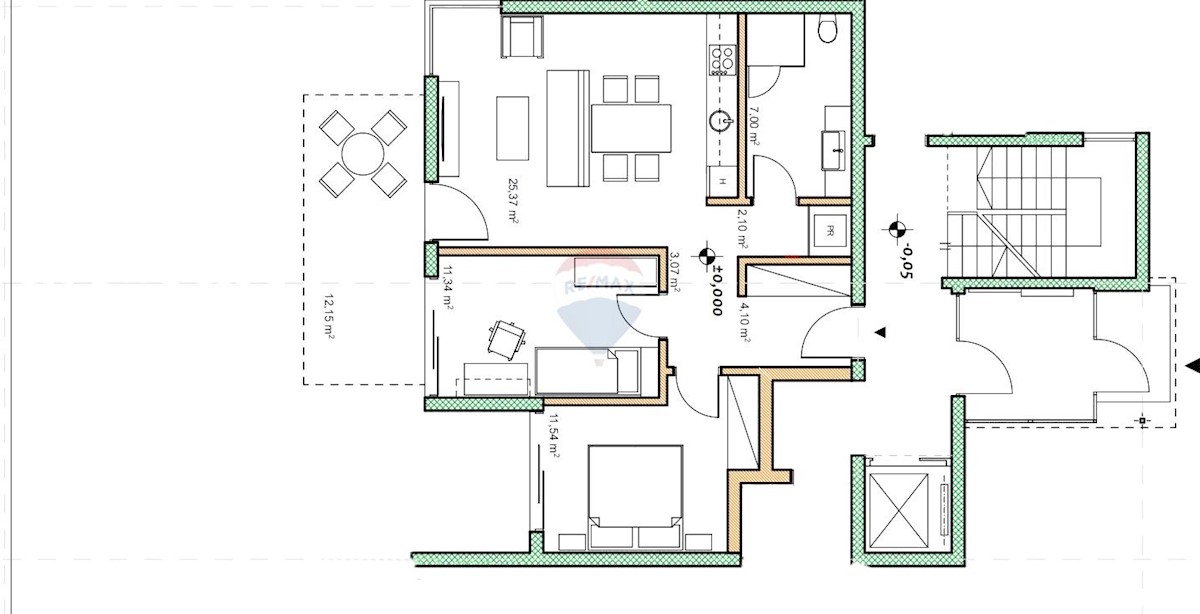 Appartamento Buje, 78m2