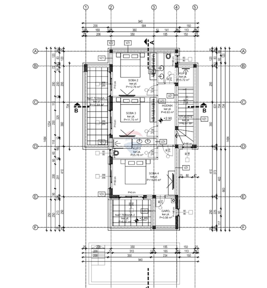 Casa Brzac, Krk, 151,23m2