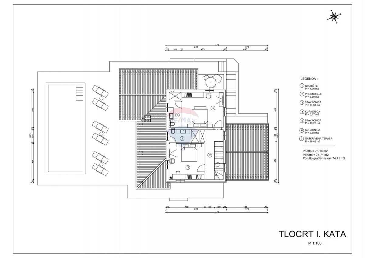 ISTRIA, ST. LOVREČ - Building land 989 m2 