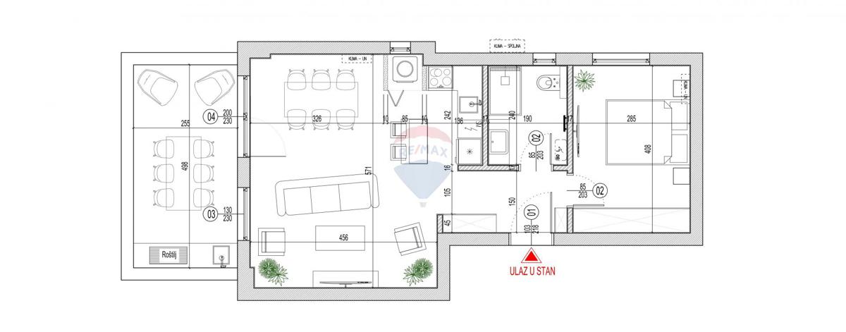Appartamento Opatija - Centar, Opatija, 57m2
