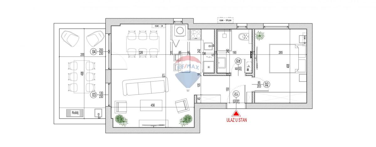 Appartamento Opatija - Centar, Opatija, 57m2
