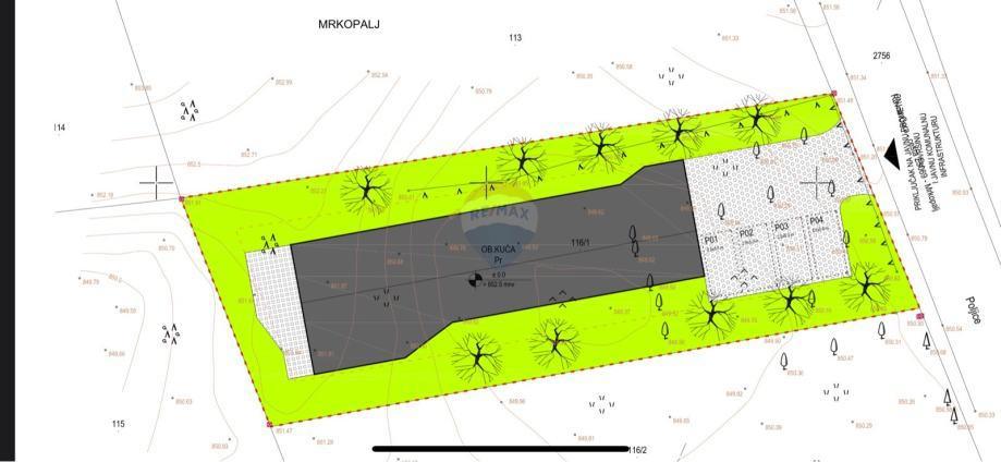 Terreno edificabile Mrkopalj, 885m2