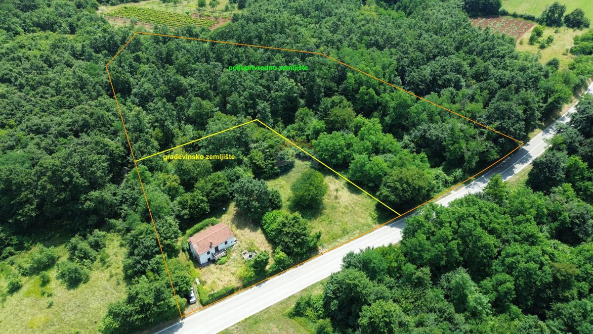 ISTRIA, ŽMINJ – Bella tenuta e terreno edificabile