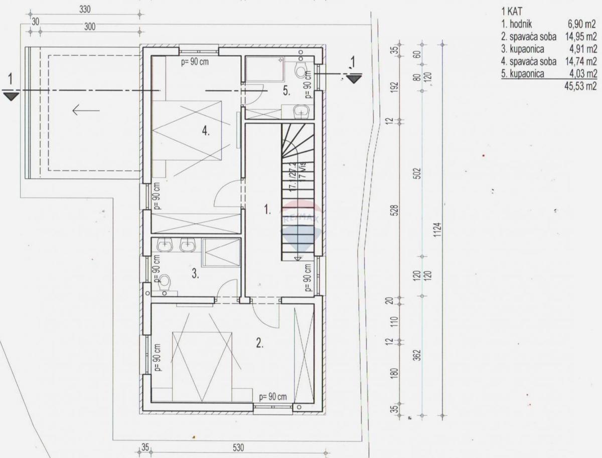 Casa Butkovići, Svetvinčenat, 110m2