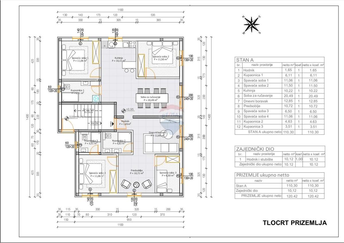 Istria, Valbandon – Appartamento quadrilocale in nuova costruzione