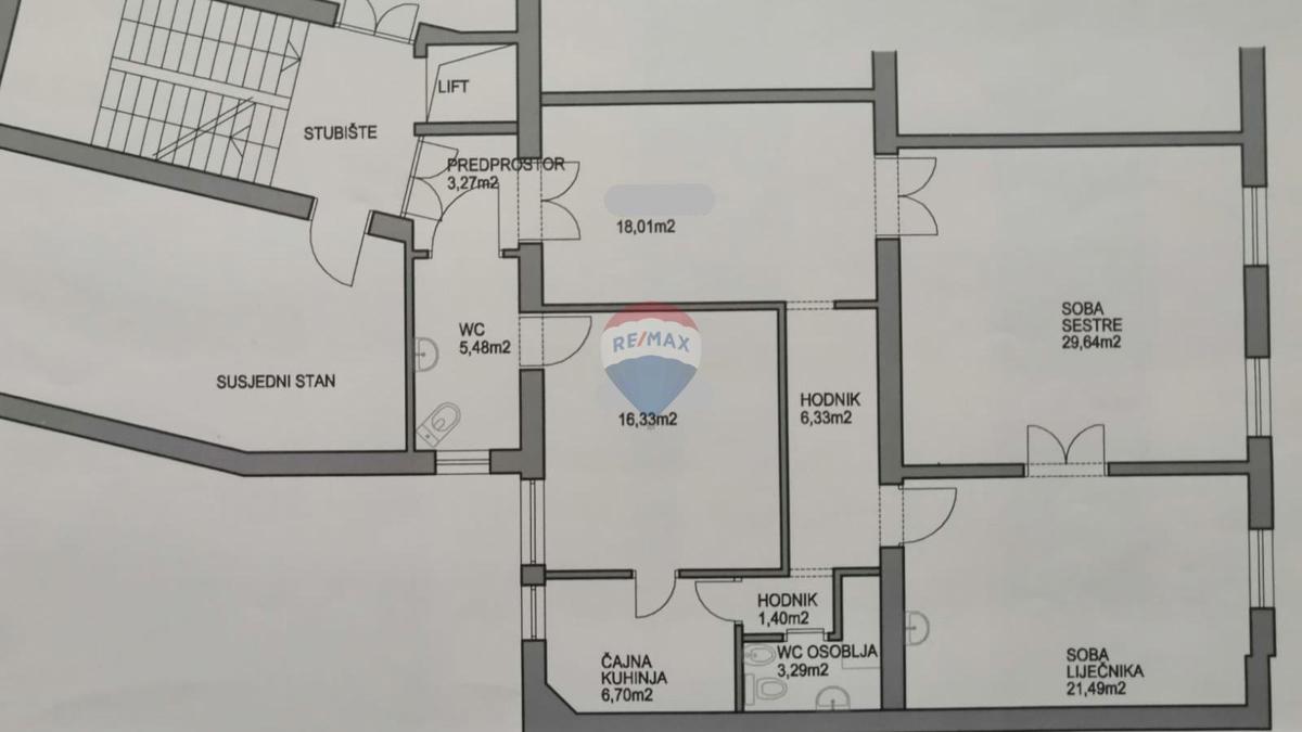 Appartamento Donji grad, Donji Grad, 112,41m2