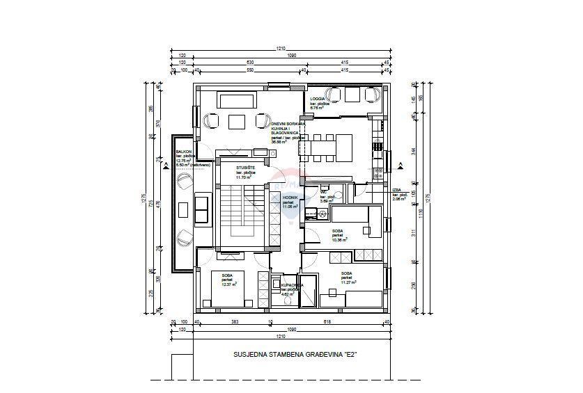 Appartamento Centar, Samobor, 105,09m2