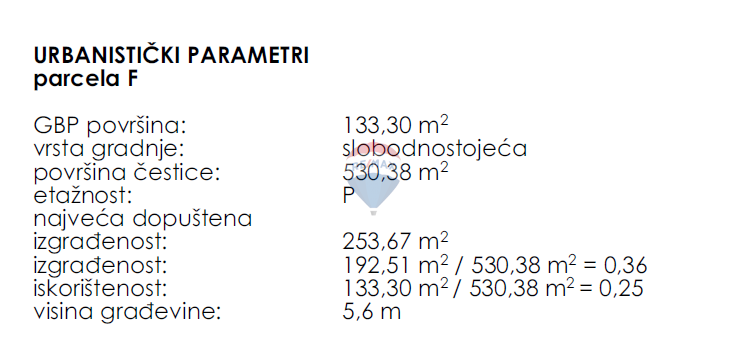 Terreno edificabile Šorići, Kanfanar, 530m2