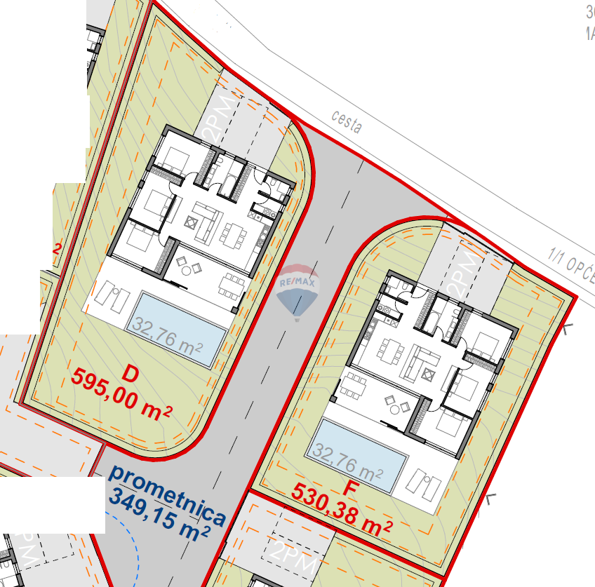 Terreno edificabile Šorići, Kanfanar, 530m2