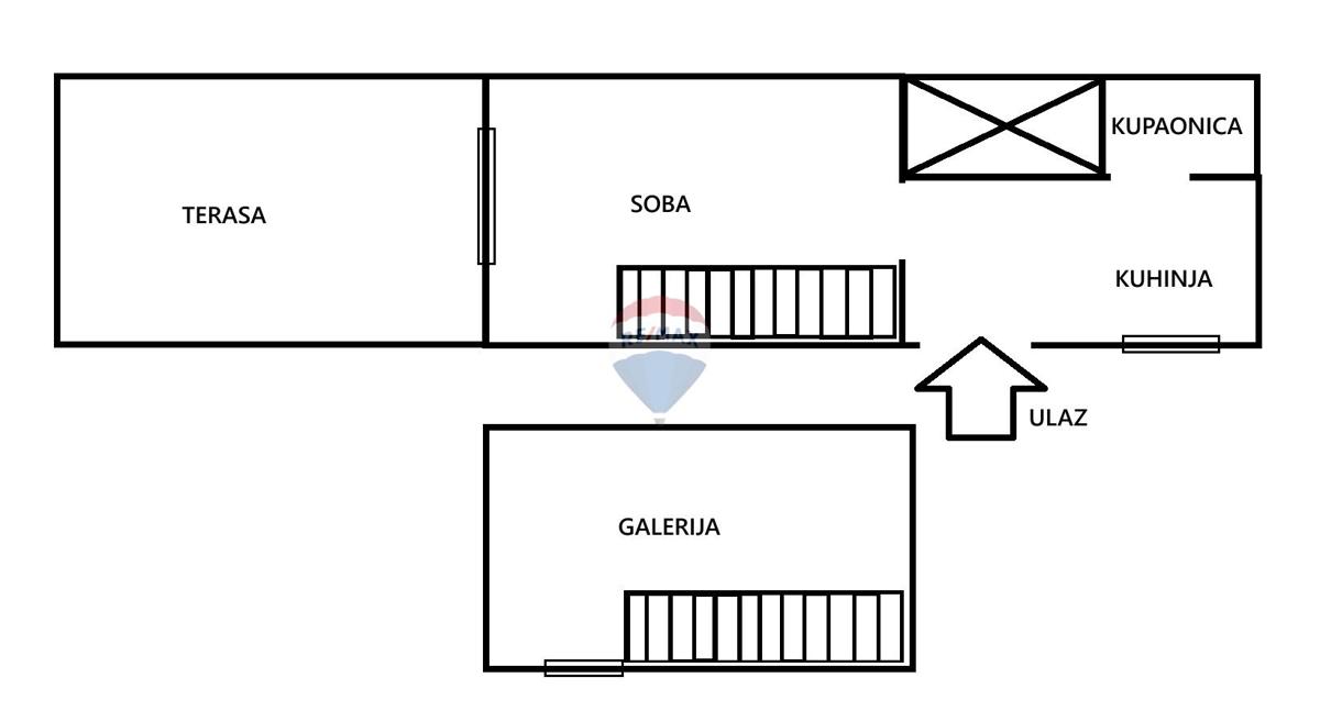 Appartamento Ksaver, Gornji Grad - Medveščak, 27,63m2