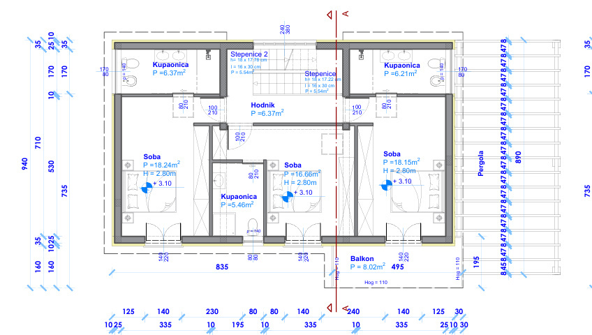 Terreno edificabile Brzac, Krk, 517m2