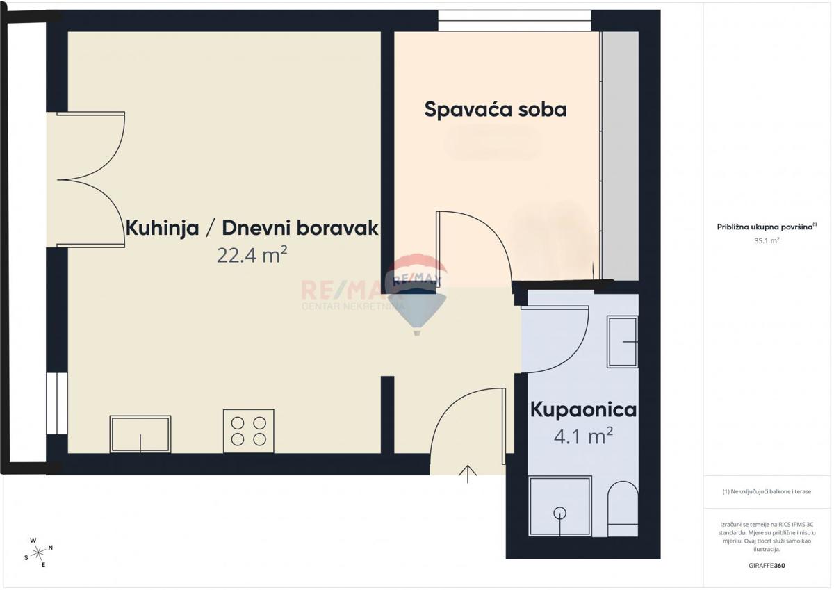 Appartamento Trešnjevka, Trešnjevka - Sjever, 39,50m2