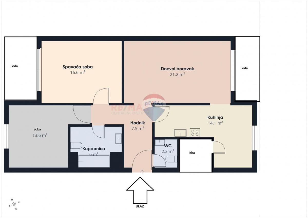 Appartamento Sesvetski Kraljevec, Sesvete, 92,41m2