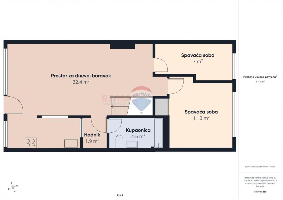Appartamento Dugave, Novi Zagreb - Istok, 64m2