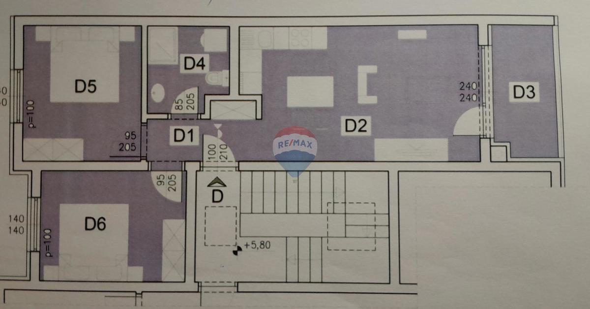 Appartamento Šijana, Pula, 60,12m2