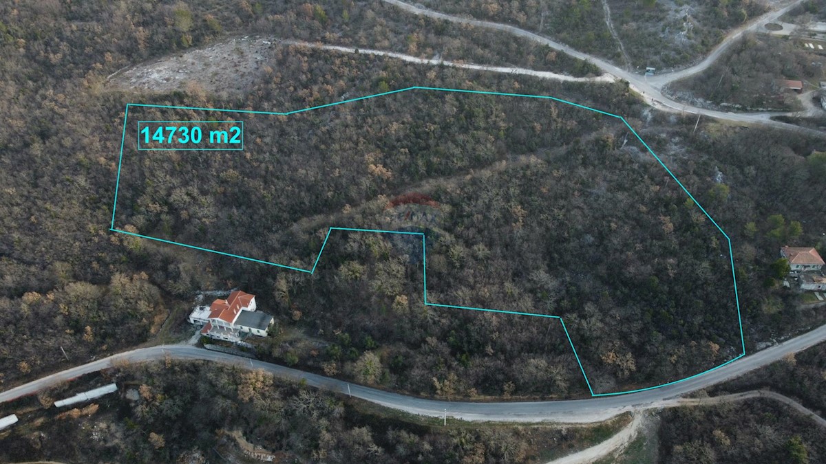 Terreno non edificabile Trget, Raša, 14.730m2