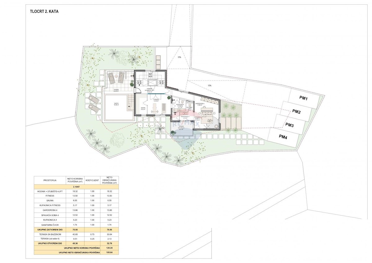 Terreno edificabile Pobri, Opatija - Okolica, 1.832m2